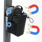 Magnetic Gym Bag Large Capacity With Phone Pocket Portable Water Bottle Pouch And Organizer For Sports