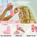 1/2pcs Hair Beauty Set Detangling Candy Brush with Continuous Spray Bottle Soft Curly Hair Care Brush Kit Salon Styling Tools