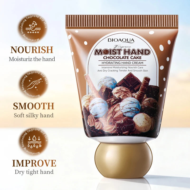 Chocolate Hand Cream Moisturizing Nourishing Anti-aging Anti Wrinkles Whitening Creams Hands Skin Care Products