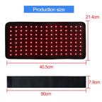 660nm 850nm LED Red Light Therapy Belt 120 LED Red Light Infrared Beauty Health Waist Back Knee Hand Body Heat Pad