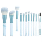13Pcs Makeup Brush Set – Eyeshadow, Foundation & Blush Cosmetic Brushes with Travel Bag