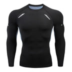 Men's Quick Dry Compression Training T Shirt For Running Fitness Sweat Wicking Gym Top