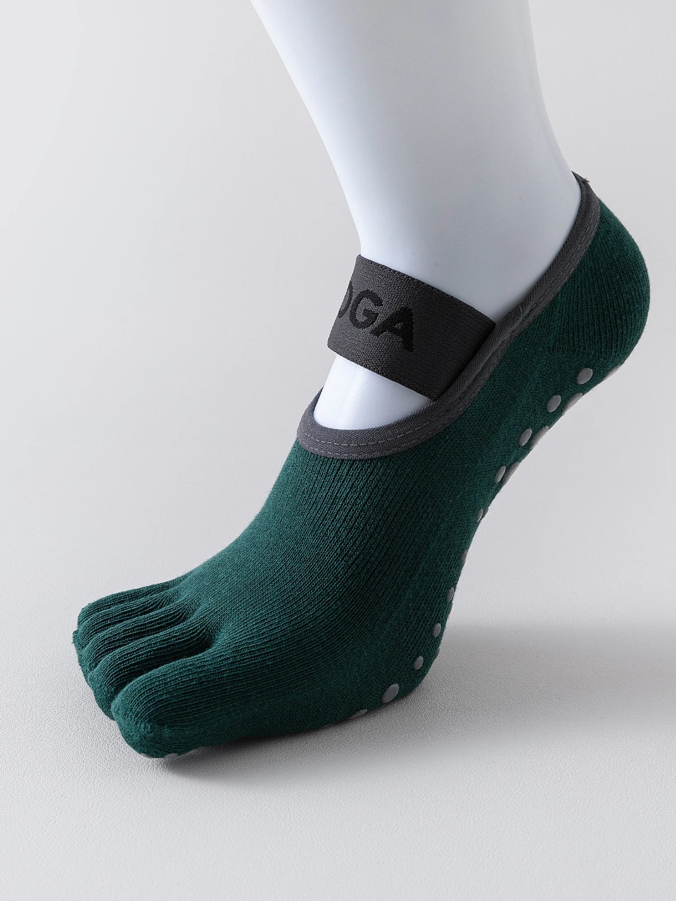 1 pair of women's five finger socks, professional anti slip yoga socks, Pilates fitness socks