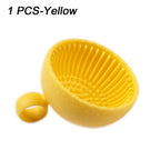 Makeup Brush Cleaner Soft Silicone Makeup Brush Bowl Folding Powder Puff Eyeshadow Brush Cleaning Pad Beauty Tools