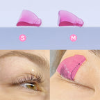 Libeauty 4Pc L Curl Silicone Eyelash Perm Pad Sticky Lashes Rod Shield Lifting 3D Eyelash Curler Lash Lifting Health Beauty Tool
