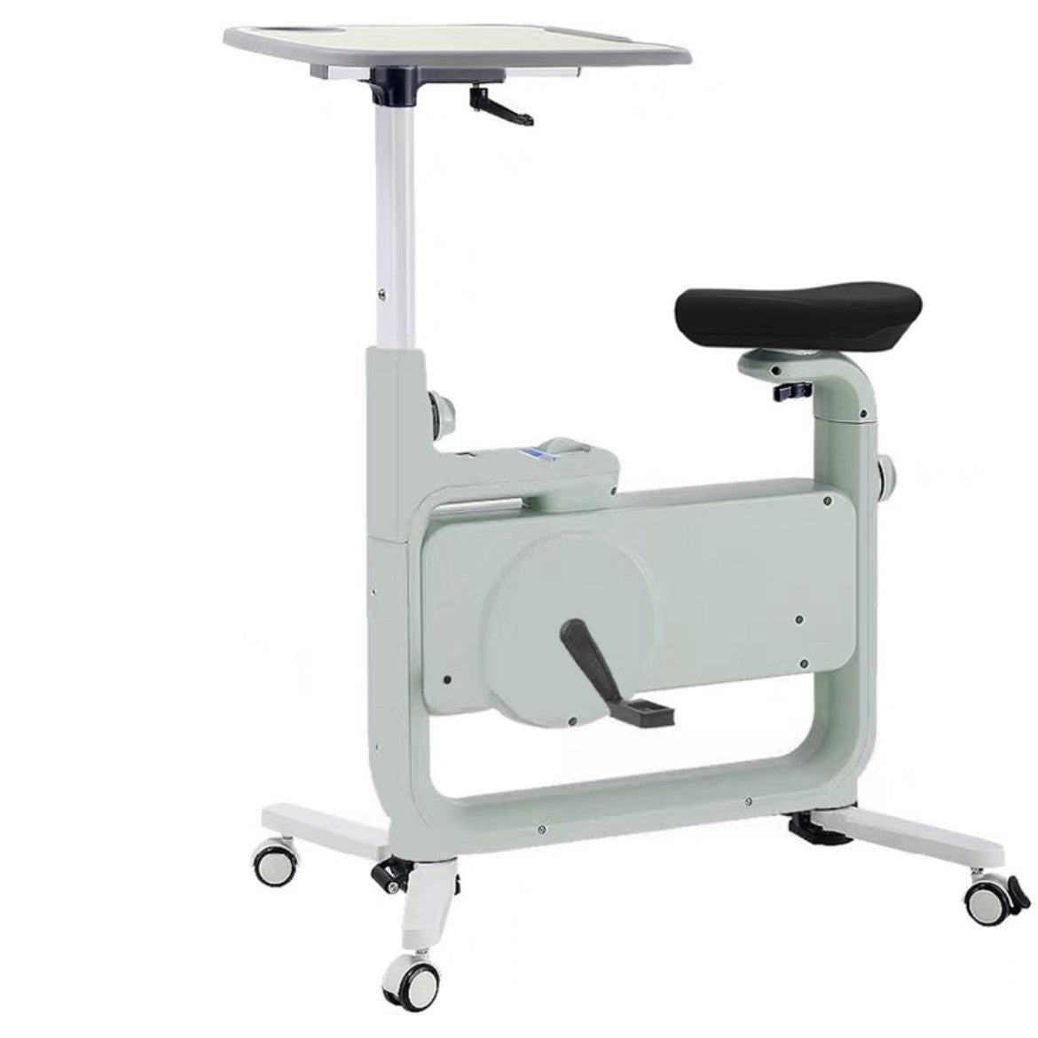 Desk Home Exercise Bike Magnetic Resistance Quiet Upright Belt Drive Fitness For Office And Home - Muliva