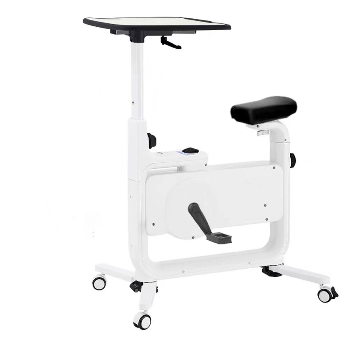 Desk Home Exercise Bike Magnetic Resistance Quiet Upright Belt Drive Fitness For Office And Home - Muliva