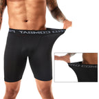 Men's Quick Dry Compression Leggings For Running Track And Field Basketball Training Polyester Stretch Fabric