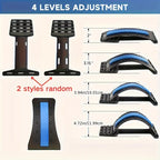 3 Level Back Stretcher For Posture Corrector Lumbar Support Ergonomic Office Car Home Gym Kyphosis Lordosis Fitness