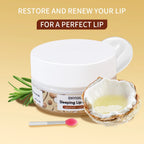 Coconut Lip Sleep Mask Night Sleeping Maintenance Moisturizing Fade Lines Nourishing Balm Skin Care Beauty Health 20g