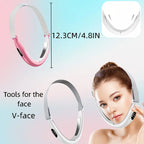 Lady Health Care V-Line Electric Face Massager Double Chin Eliminator Vibration Facial Vibration Massage Fat Reducer  Lift Tools