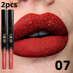 19 Colors Matte Velvet Liquid Lipstick – Waterproof Long-Lasting Lip Tint & Glaze