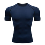 Mens Compression Running T Shirt Quick Dry Fitness Short Sleeve For Training And Jogging Gym Sportswear