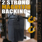 Magnetic Gym Bag Large Capacity With Phone Pocket Portable Water Bottle Pouch And Organizer For Sports
