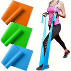 Three Piece Set Yoga Tension Belt Elastic Fitness Resistance Band For Men And Women Stretching And Strength Training