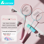 2 Rackets Badminton Set For Beginners With 3 Nylon Shuttlecocks And Carry Bag Lightweight Aluminum Alloy