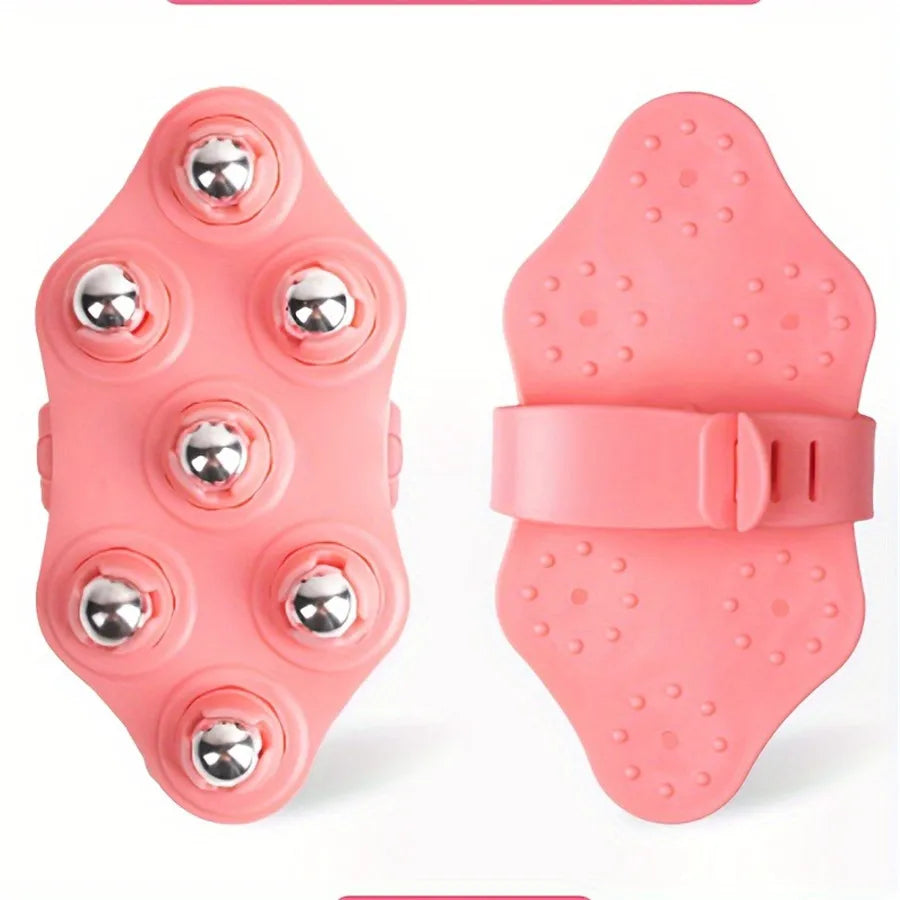 Enjoy Comfortable Seven, bead Massager, Five-element Meridian Brush, Rolling Ball Lymphatic Massage For 360-degree Health Care