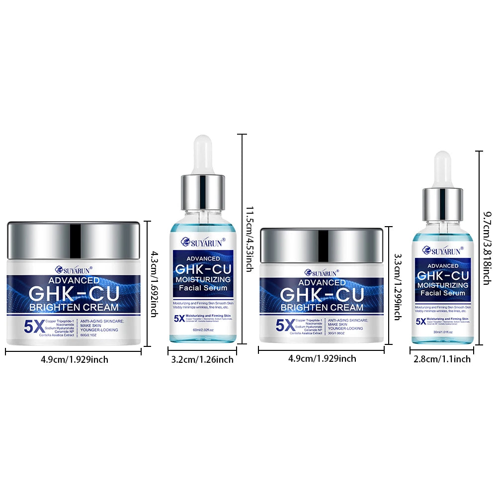 Cream & Serum - Anti-aging facial moisturizer, firming and moisturizing for all skin types, suitable for women.