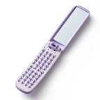 1PC Folding Comb Mirror 2-in-1 New Carry-on Mini Self-cleaning Folding Comb Home Beauty and Health Products Makeup