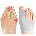Hallux Valgus Bunion Corrector Orthotics Toe Separator - Feet Bone Thumb Adjuster Pedicure Sock Straightener for Foot Health