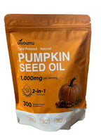 Vivoumu pumpkin seed oil package on a surface