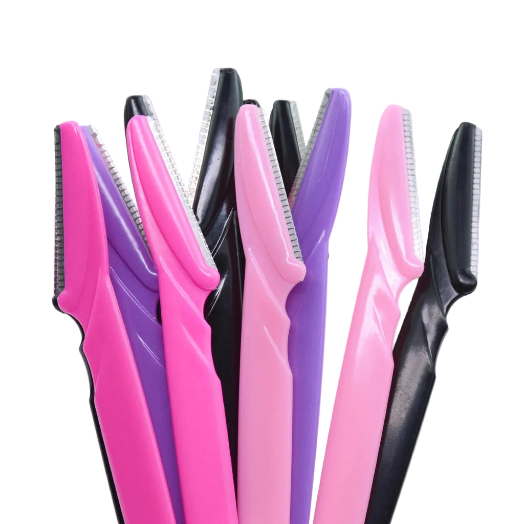 10/30/40Pcs Eyebrow Razor Facial Razor for Women Multipurpose Exfoliating Dermaplaning Tools with Precision Cover Safety Beauty