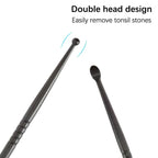 1pcs Tonsil Stone Removal Ear Wax Remover Stainless Steel Remover Mouth Cleaning Care Tools Tonsil Stone Remover Health Care