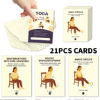 Seated Yoga Cards Set For Chair Yoga Poses With Step By Step Illustrated Guide For Instructors And Fitness Trainers