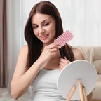 1/2pcs Hair Beauty Set Detangling Candy Brush with Continuous Spray Bottle Soft Curly Hair Care Brush Kit Salon Styling Tools