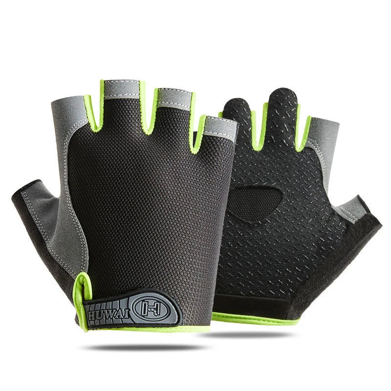 Weightlifti Gym Gloves Fitness Training Fingerless Women Men Bodybuilding Exercise Sports Gloves Cycling Anti Slip Breathable