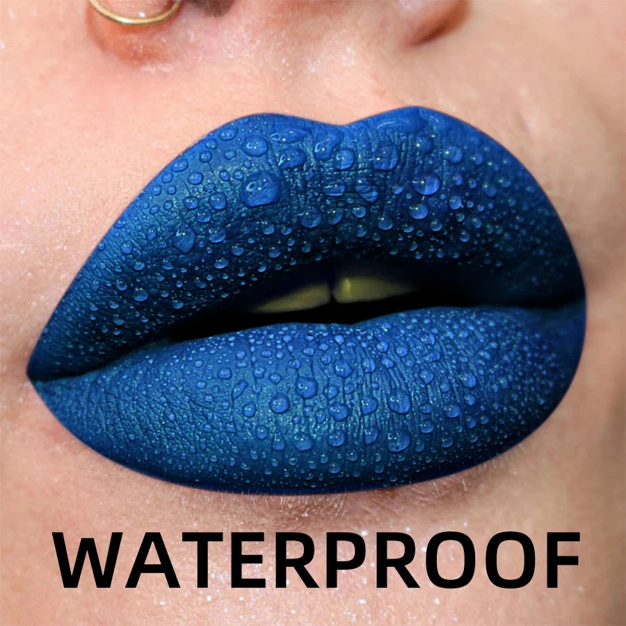 19 Colors Matte Velvet Liquid Lipstick – Waterproof Long-Lasting Lip Tint & Glaze