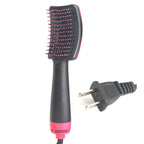 2 IN 1 One Step Hair Dryer and Volumizer Hair Straightener Hot Air Brush Hair Curler Hair Beauty and Health Styling