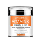 YOUNG×öME Vitamin C moisturizer jar on a white background