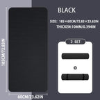 15mm Thick NBR Yoga Mat Anti Slip Fitness Mat For Exercise Yoga Pilates Gymnastics And Home Use