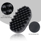 Hot Sale Portable Silicone Hair Brush Washable Durable Rubber Curly Brush Hair Beauty Dirty Braided Curly Hair Men Cleaning Tool