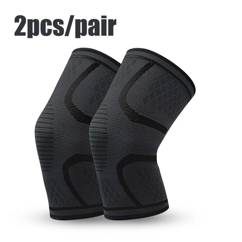 1/2PCS Fitness Running Cycling Knee Support Braces Elastic Nylon Sport Compression Knee Pad Sleeve for Basketball Volleyball