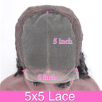Deep Wave Human Hair Wig 13x4 Lace Front Wig For Women 200% Density Pre-Plucked With Baby Hair Transparent Lace Wig 22 Inch