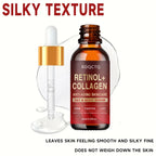 Retinol Collagen Anti-Aging Day Night Serum - Firming Lifting Facial Essence for Youthful Radiance Skin Care Formula with Hydrat