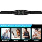 120cm Abdominal Massager Belt With 10 Modes And 30 Intensity Levels For Men And Women Fitness Muscle Toner