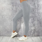 Women Yoga Leggings High Waist with Pocket Gym Workout Running Stretchy Butt Lifting Casual Skinny Pants