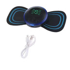 EMS Neck Massager Mini Cervical Back Muscle Pain Relief Patch Massageador Stimulator Mat Portable Leg Body Health Care Tool