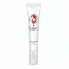 White tube of skincare product with red text on a white background