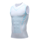 Mens Compression Tank Top Gym Shirt Sleeveless Quick Dry Sportswear Fitness Bodybuilding Vest Muscle Workout