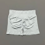 HISTELLO Gym Shorts 4.5" Women Fitness Sports Biker Shorts Low Waist Running Pants Workout Scrunch Butt Yoga Seamless Leggings