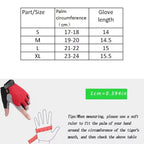 QzeUpwardSpirit Cycling Gloves Fingerless Half Finger Breathable Anti Slip Polyester For Men Women Summer Fishing Bike