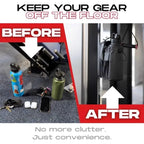 Magnetic Gym Bag Large Capacity With Phone Pocket Portable Water Bottle Pouch And Organizer For Sports