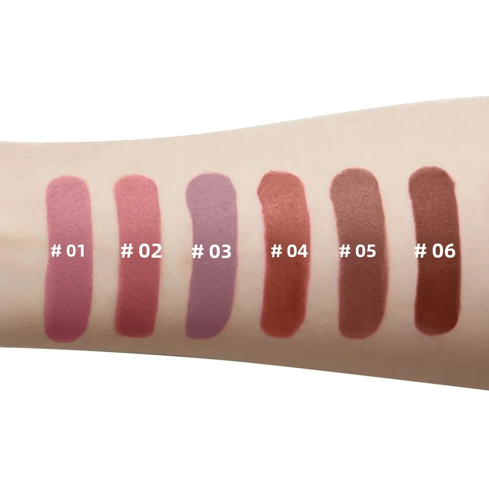Marbled Chocolate Lip Gloss Smooths Lines Waterproof Long Lasting Rich Color Matte Lipstick Health Beauty