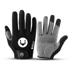Full Finger Cycling Gloves For Men Women Touch Screen Breathable Lycra Shock Absorbing Sponge Filling Riding Gloves