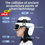 Head and Eye Massager Device Scalp Neck Massager Helmet Head Therapy Massage Instrument Health Beauty Equipment NEW Integrated