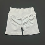 HISTELLO Gym Shorts 4.5" Women Fitness Sports Biker Shorts Low Waist Running Pants Workout Scrunch Butt Yoga Seamless Leggings